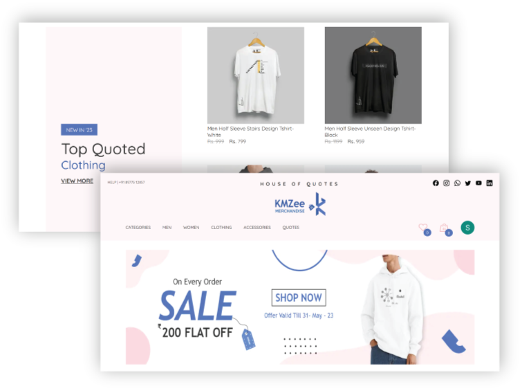 KMZee Merchandise E-Commerce Platform (Version 1)
