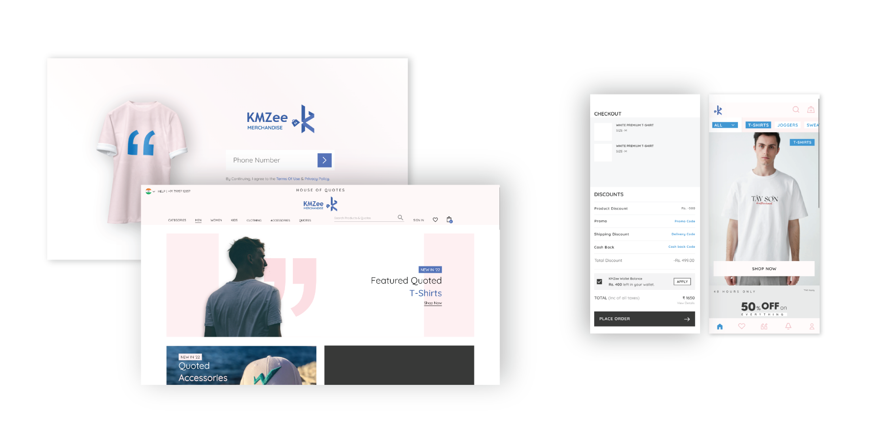 KMZee Merchandise E-Commerce Platforms (Beta Versions)